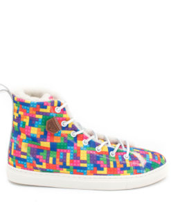 Sneakers Unisex Building Blocks Sheepskin
