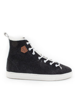 Sneakers Unisex Cristal Black Sheepskin