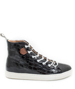 Sneakers Unisex Patent Black Croc