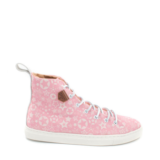 Sneakers Unisex Pink Stars