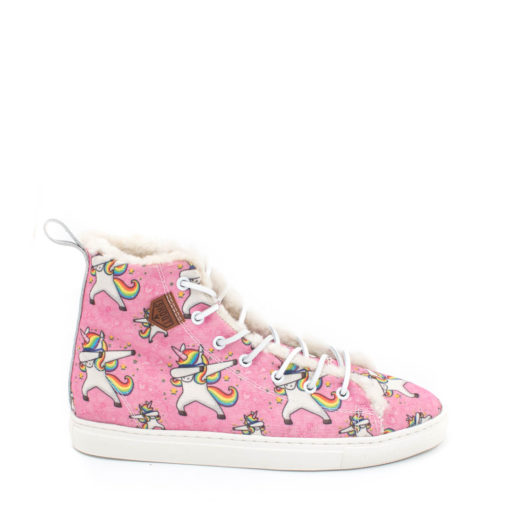 Sneakers Unisex Rocker Unicorn Lammfell