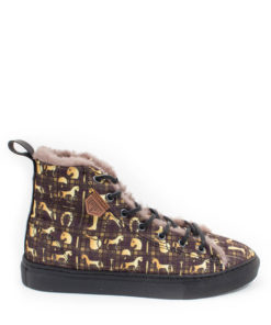 Sneakers Unisex Golden Equestrian Sheepskin