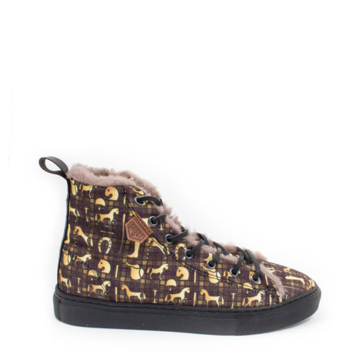Sneakers Unisex Golden Equestrian Sheepskin