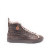 Sneakers Unisex Ostrich Brown Sheepskin