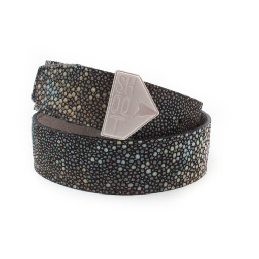 Leather Belt with Shoqt Buckle- Ray Freak