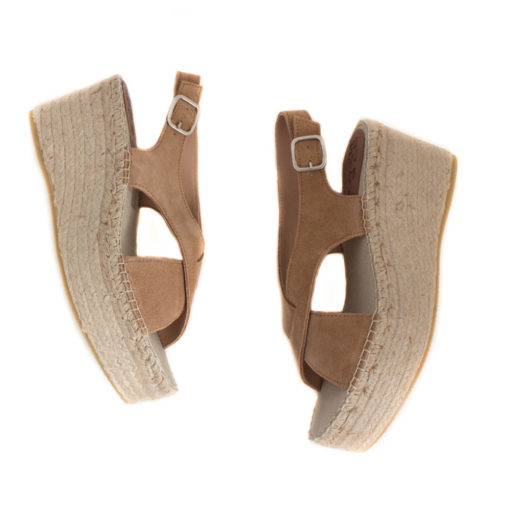 Leder Sandalen- Camel – Bild 2