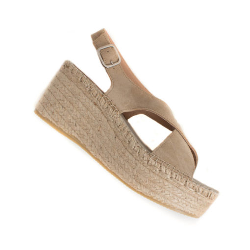 Leather Sandals- Taupe