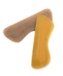 Padded adhesive insert for Espadrilles