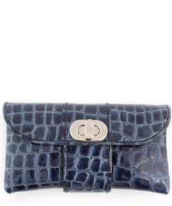 Belt Bag- Patent Blue Croc