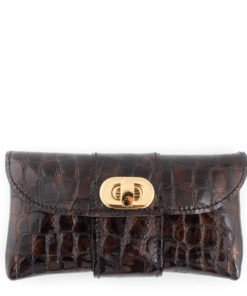 Belt Bag- Patent Brown Croc